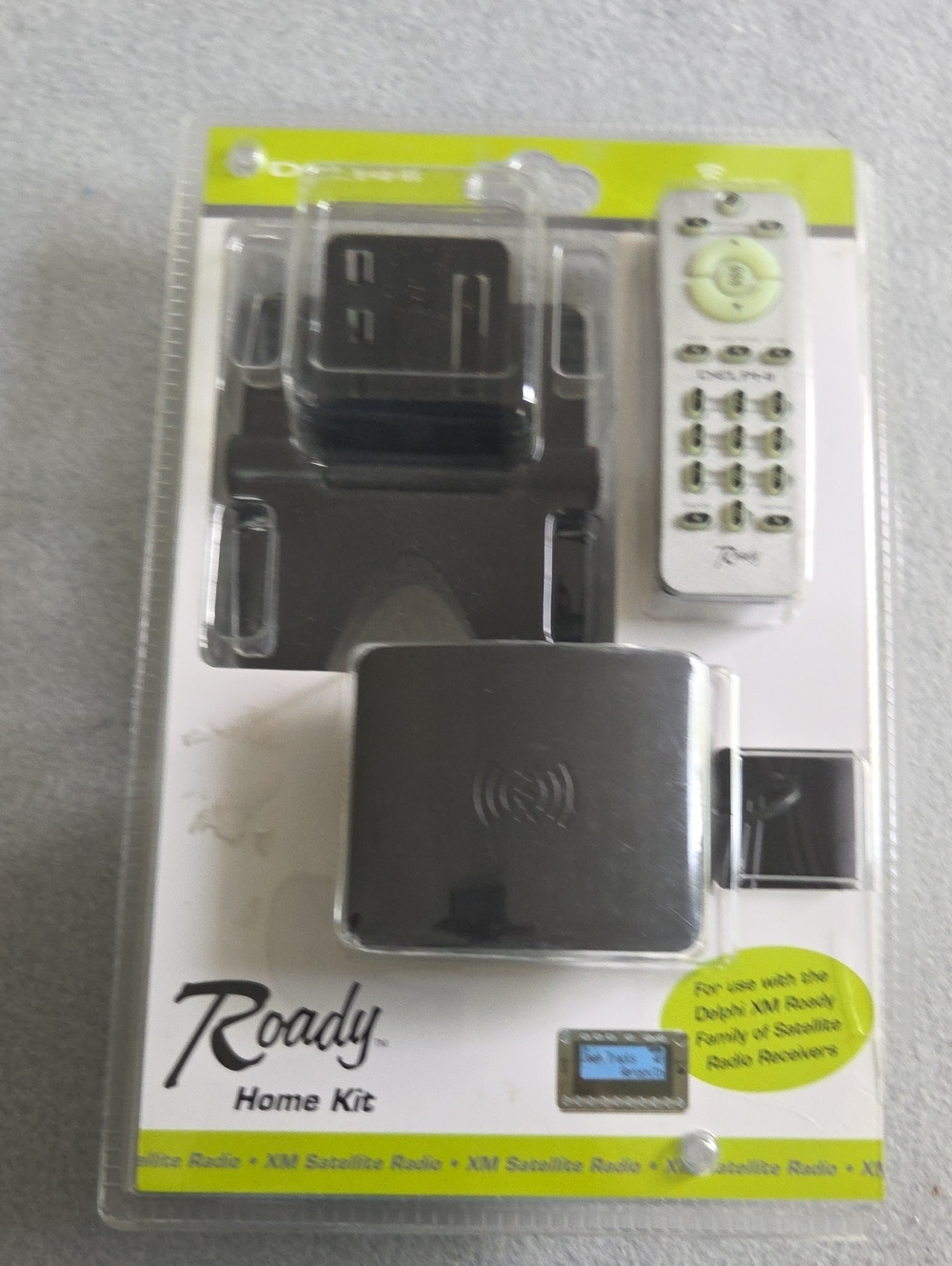 Home Kit Car Audio Satellite Radio Remote & Module - Black